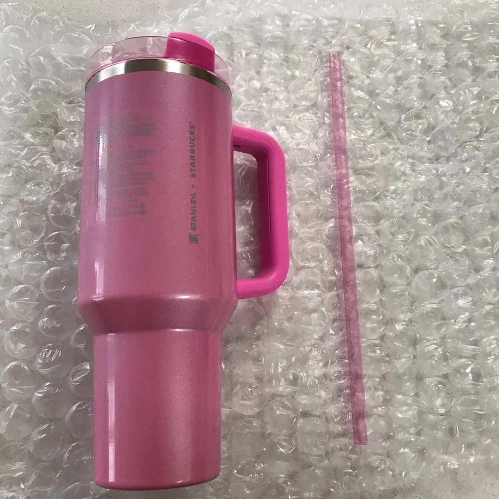 Stanley x Starbucks Winter Pink 40oz Tumbler 2023 Target Exclusive New
